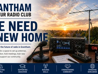 Help us build the future of radio in Grantham. We're looking for a space to set up antennas, run a radio station, hold meetings, train new operators and support our community.